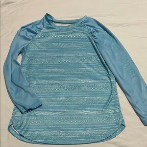 Blue Long Sleeve Swim Shirt